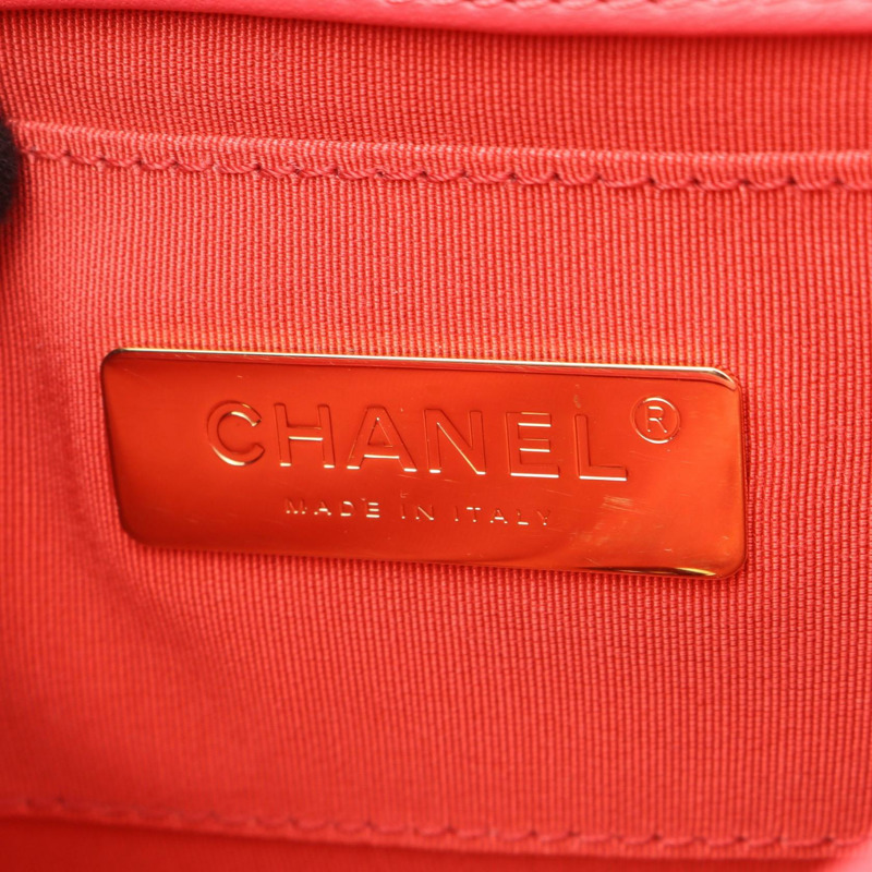 香奈兒 (CHANEL) 絎縫鏈條肩背包 AS0948 皮革 紅色 多色 二手 女士 金色五金-3