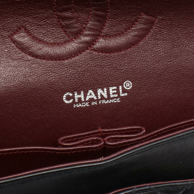 香奈兒 (CHANEL) Matelasse W 翻蓋肩背包 A01112 羊皮 黑色 二手 SHW CC-3