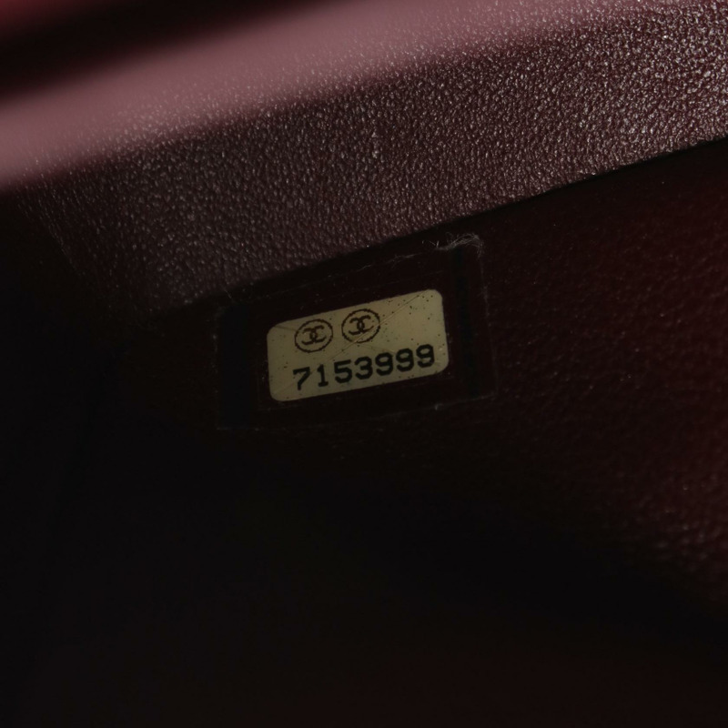 香奈兒 (CHANEL) Matelasse W 翻蓋肩背包 A01112 羊皮 黑色 二手 SHW CC-4