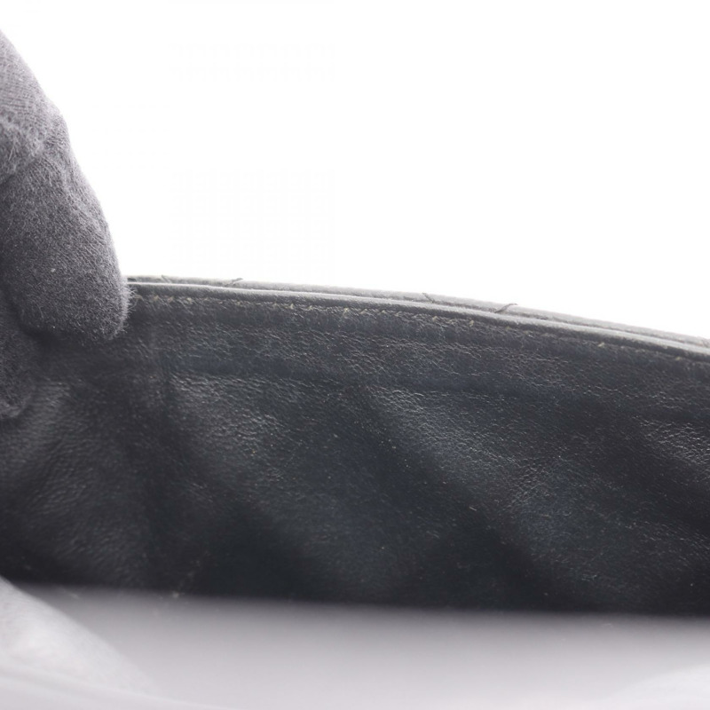 香奈兒 (CHANEL) Medallion 手提包 A01804 黑色粒面小牛皮 二手 女士 SHW-9