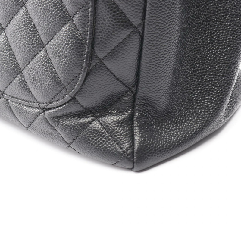 香奈兒 (CHANEL) Matelasse Grand Shopping GST 手提包 A50995 黑色皮革 二手 女士 GHW-5