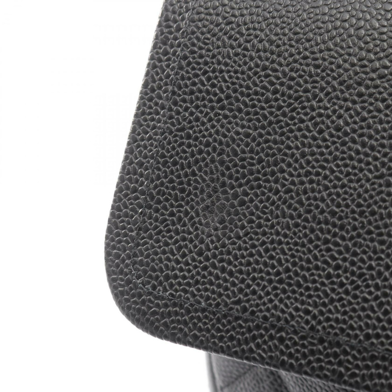 香奈兒 Jumbo Matelasse 34 肩背包 A47600 黑色皮革 二手 女士 SHW CC-8