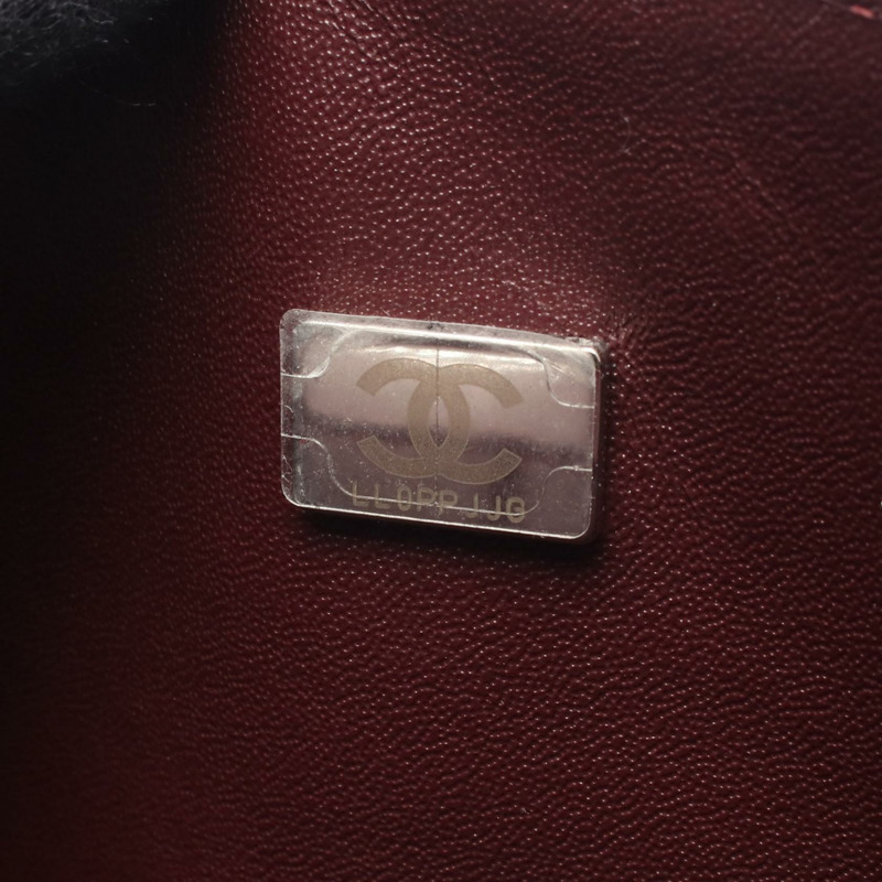 香奈兒 (CHANEL) Matelasse W 翻蓋肩背包 A01112 羊皮 黑色 二手 SHW CC-4