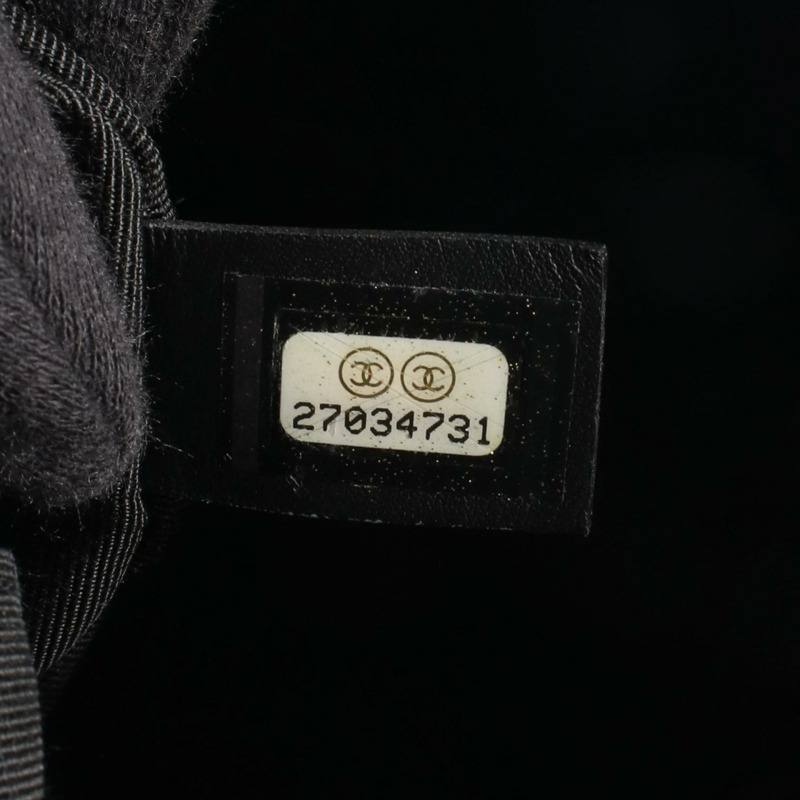 香奈兒 (CHANEL) 絎縫雙肩包 AS0004 黑色皮革 二手 女士 GHW CC-4