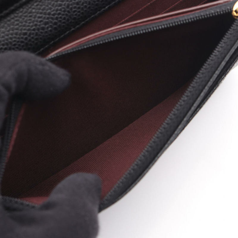 香奈兒 (CHANEL) 絎縫鏈條斜背包 AP0250 黑色皮革 二手 GHW CC-7