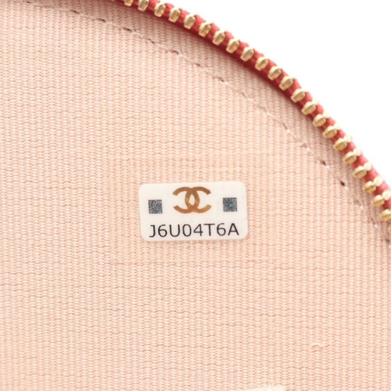 香奈兒 (CHANEL) 絎縫手提單肩包 AP3088 羊皮粉紅二手金色五金-4