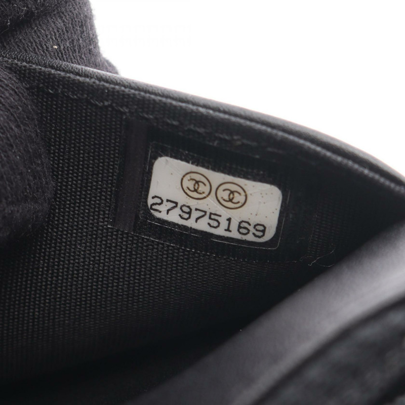 香奈兒 Boy Chanel Matelasse 鏈條肩背包 AP1117 黑色皮革 二手 GHW CC-4