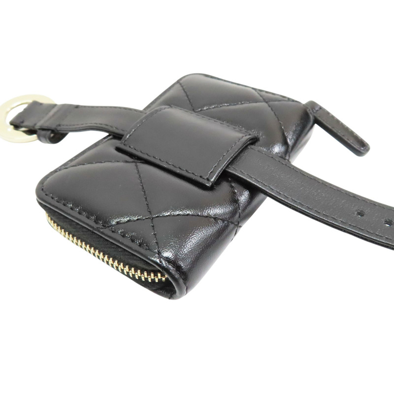 黑色 牛皮 零錢包【CHANEL 香奈兒】-2