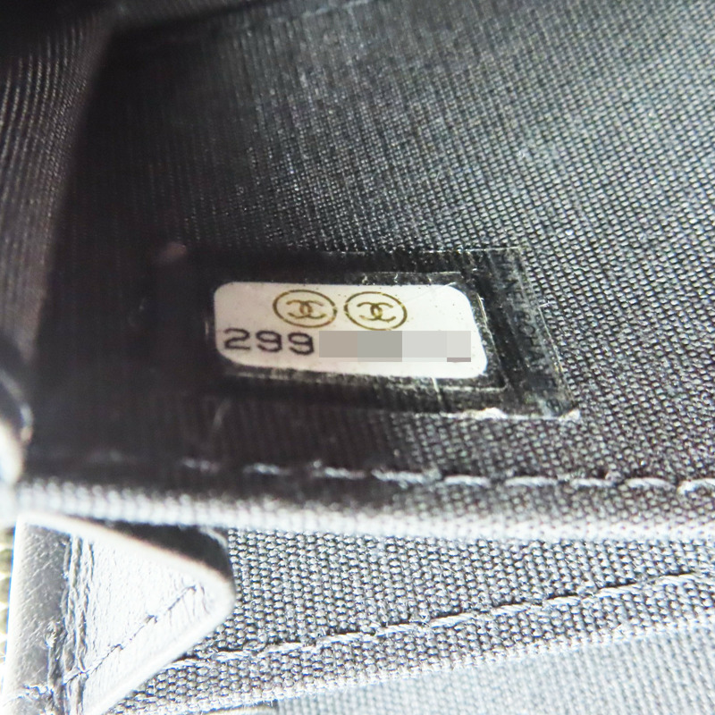 黑色 牛皮 零錢包【CHANEL 香奈兒】-5