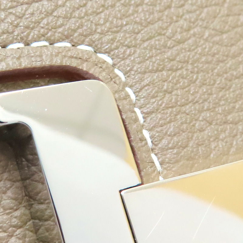 大象灰 Evercolor牛皮 Constance Slim 扣式 短夾 W刻 銀扣【HERMES 愛馬仕】 R00793H082214CK18-15