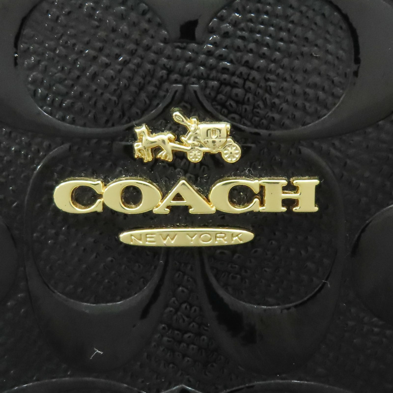 黑色 漆皮 兩用包【COACH 寇馳】 F22259-7