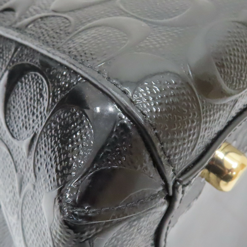 黑色 漆皮 兩用包【COACH 寇馳】 F22259-14