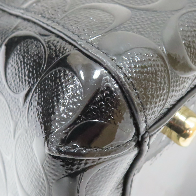 黑色 漆皮 兩用包【COACH 寇馳】 F22259-16