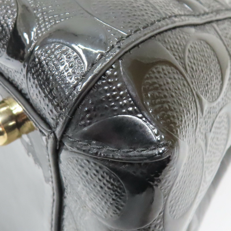 黑色 漆皮 兩用包【COACH 寇馳】 F22259-17