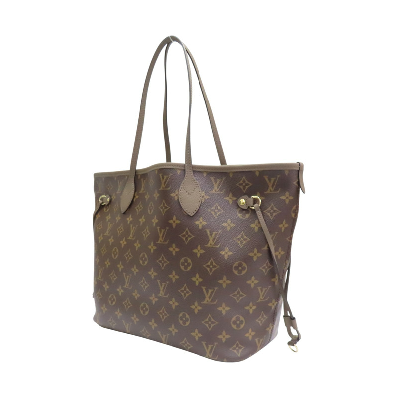 棕色帆布 Neverfull Inside Out MM 肩背包 M25664【LOUIS VUITTON LV 路易威登】 M25664-2