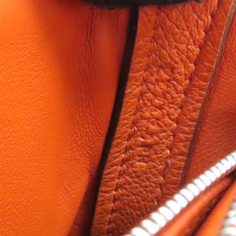 大地橘 Evercolor 牛皮 24/24 兩用包 Z刻 銀扣【HERMES 愛馬仕】 H082153CKCG-8