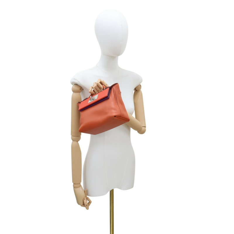 大地橘 Evercolor 牛皮 24/24 兩用包 Z刻 銀扣【HERMES 愛馬仕】 H082153CKCG-9