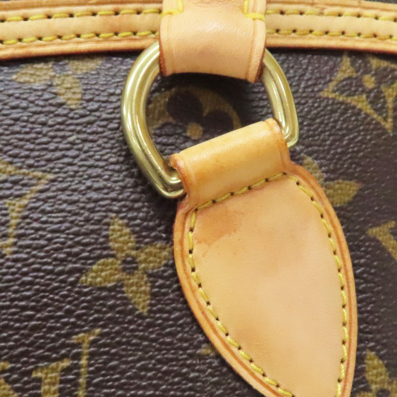 棕色 原花帆布 Lock It Horizontal 手提包【LOUIS VUITTON LV 路易威登】 M40104-16