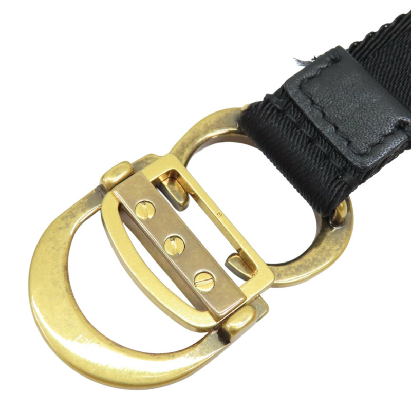 藍色 緹花帆布 saddle oblique 腰包 肩背包【Dior 迪奧】-13