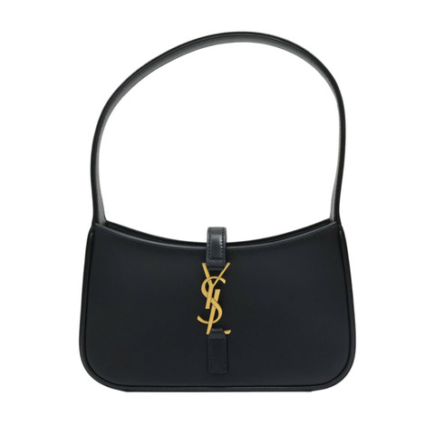黑色 牛皮 LE 5 A7 MINI 手提包【SAINT LAURENT YSL 聖羅蘭 】 710318
