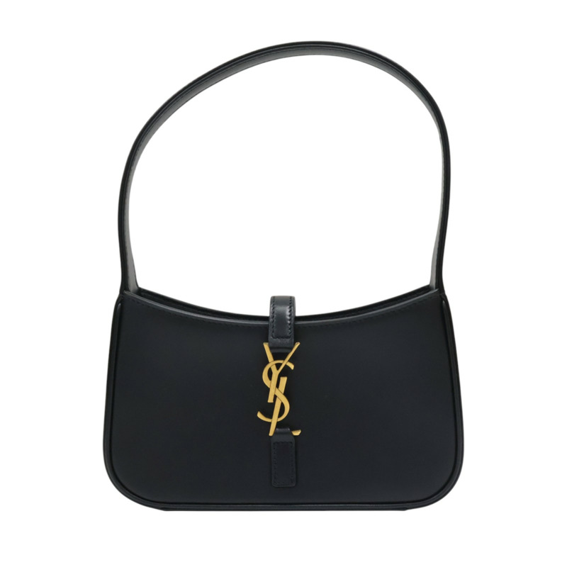 黑色 牛皮 LE 5 A7 MINI 手提包【SAINT LAURENT YSL 聖羅蘭 】 710318-0