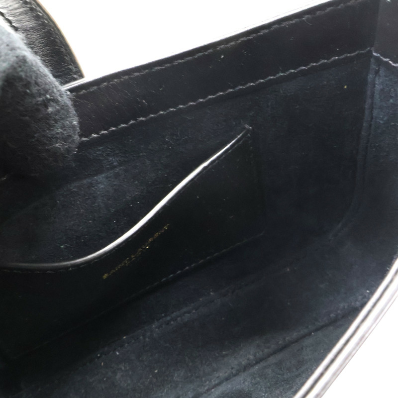 黑色 牛皮 LE 5 A7 MINI 手提包【SAINT LAURENT YSL 聖羅蘭 】 710318-4