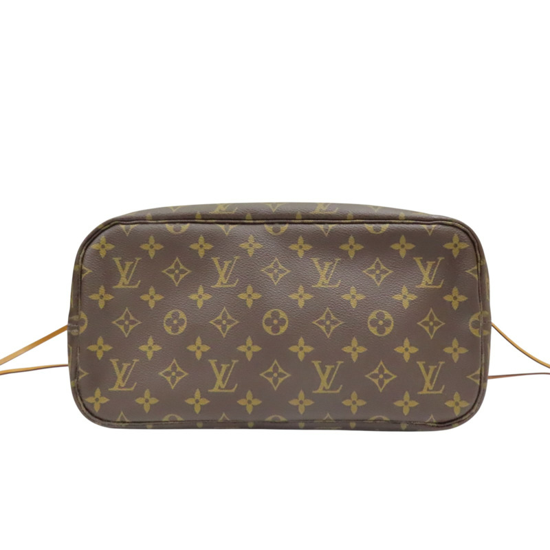 棕色 原花帆布 Neverfull MM 肩背包【LOUIS VUITTON LV 路易威登】 M50366-3