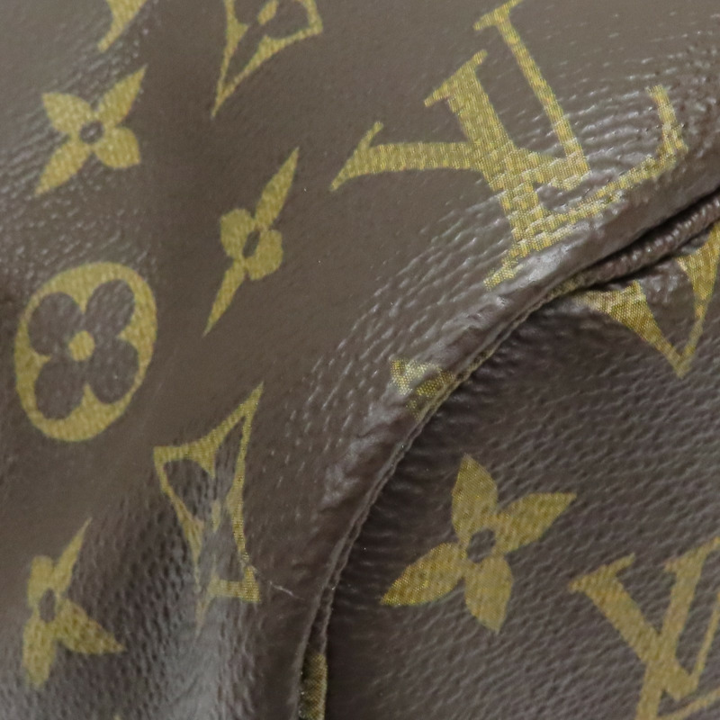 棕色 原花帆布 Neverfull MM 肩背包【LOUIS VUITTON LV 路易威登】 M50366-11
