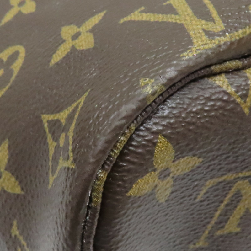 棕色 原花帆布 Neverfull MM 肩背包【LOUIS VUITTON LV 路易威登】 M50366-13