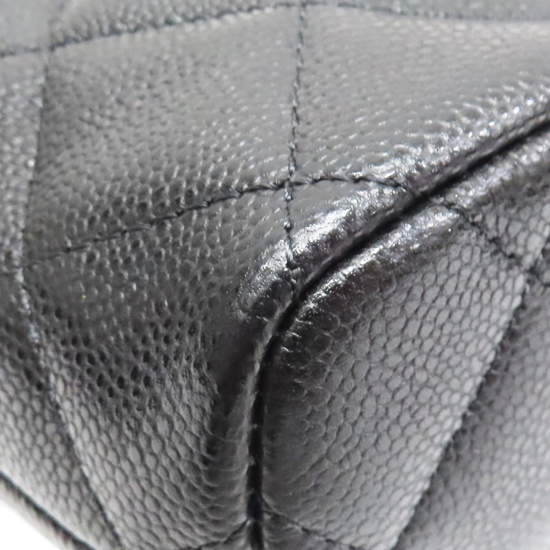 黑色 菱格紋 荔枝牛皮 鍊帶 肩背包 淡金釦【CHANEL 香奈兒】 AP4386-10