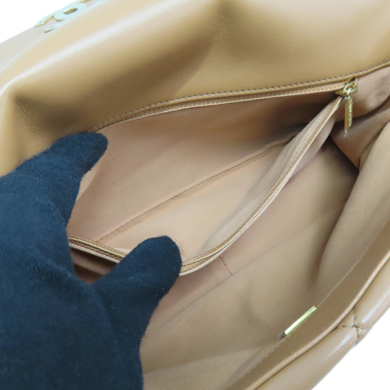 棕色羊皮 19  30CM 兩用包 AS1161【CHANEL 香奈兒】 AS1161-5