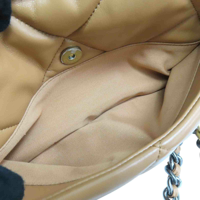 棕色羊皮 19  30CM 兩用包 AS1161【CHANEL 香奈兒】 AS1161-6