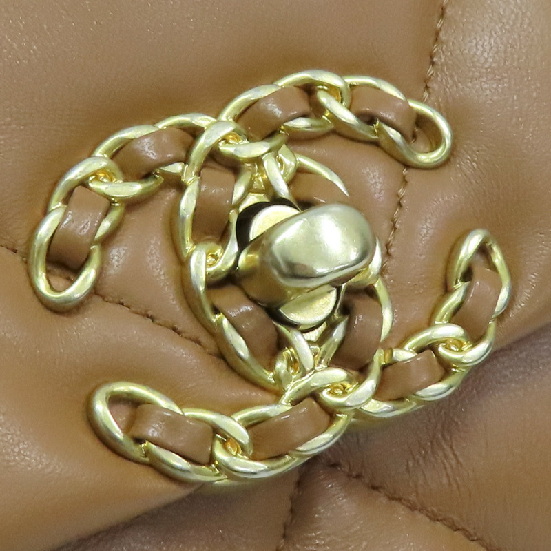 棕色羊皮 19  30CM 兩用包 AS1161【CHANEL 香奈兒】 AS1161-15