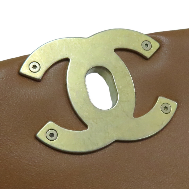 棕色羊皮 19  30CM 兩用包 AS1161【CHANEL 香奈兒】 AS1161-17