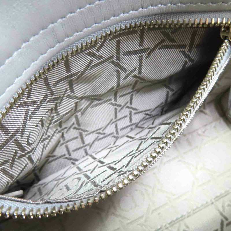 灰色羊皮 Lady Dior Mini 兩用包 M0505ONGE【Dior 迪奧】 M0505ONGE-5