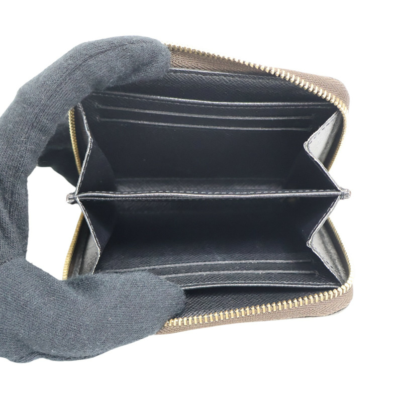 棕色 Giant帆布 Zippy Coin Purse 拉鍊 零錢包 M69354【LOUIS VUITTON LV 路易威登】 M69354-4