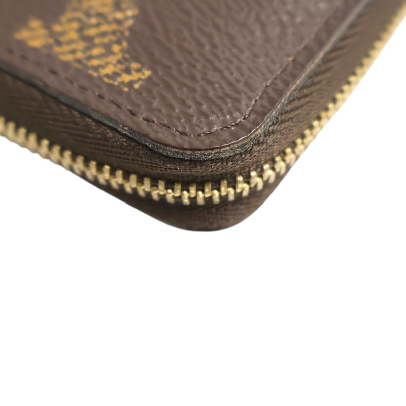 棕色 Giant帆布 Zippy Coin Purse 拉鍊 零錢包 M69354【LOUIS VUITTON LV 路易威登】 M69354-11