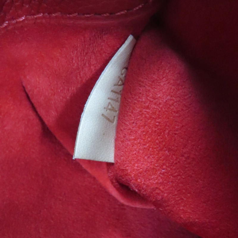 棕色 原花帆布 紅色 牛皮 PALLAS 兩用包【LOUIS VUITTON LV 路易威登】 M41175-9