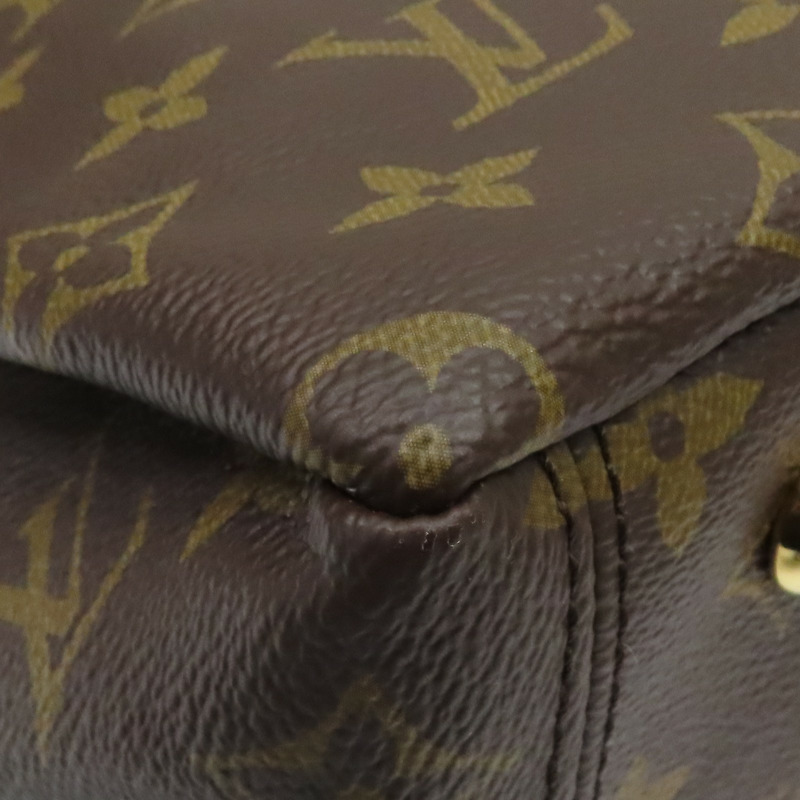 棕色 原花帆布 紅色 牛皮 PALLAS 兩用包【LOUIS VUITTON LV 路易威登】 M41175-12