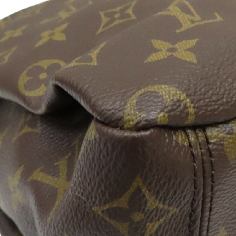 棕色 原花帆布 紅色 牛皮 PALLAS 兩用包【LOUIS VUITTON LV 路易威登】 M41175-14