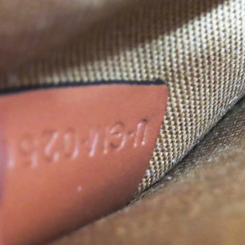 棕色 PV帆布 原花 凱旋門 FOLCO 馬鞍包 肩背包【CELINE 賽琳】 191502BZJ04LU-6