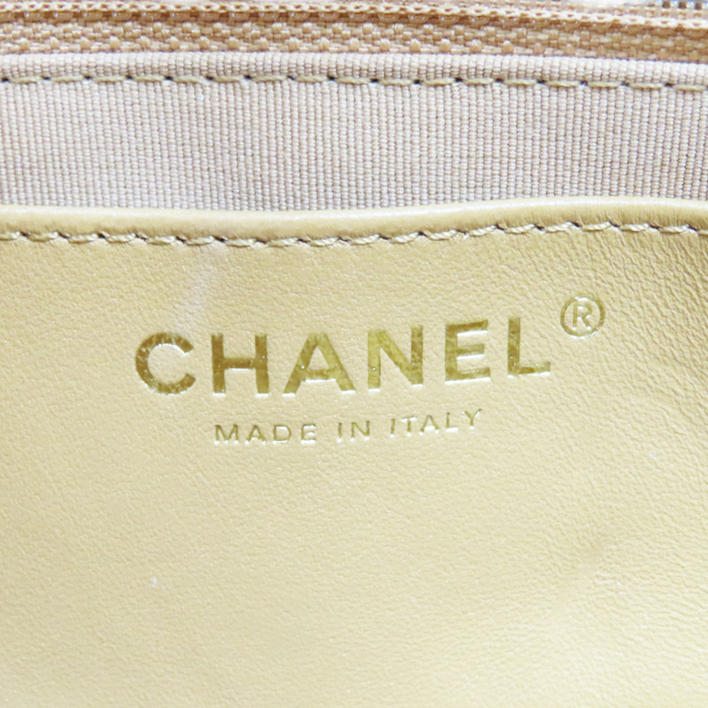 焦糖色 羊皮 粗鏈 肩背包 金扣【CHANEL 香奈兒】 AS3214-5