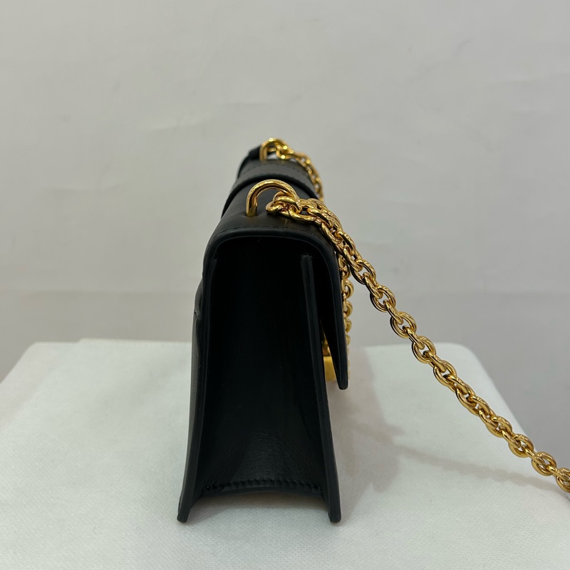 Dior黑牛皮EAST WEST金鍊包-3