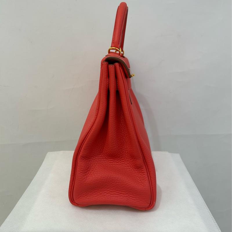 Hermes 玫瑰金釦內縫kelly 32cm-3