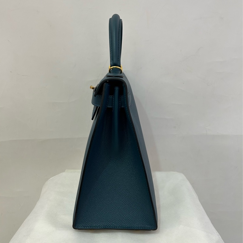 Hermes 藍綠色 Epsom Kelly 28-1
