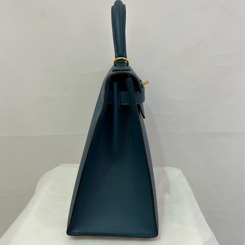 Hermes 藍綠色 Epsom Kelly 28-3