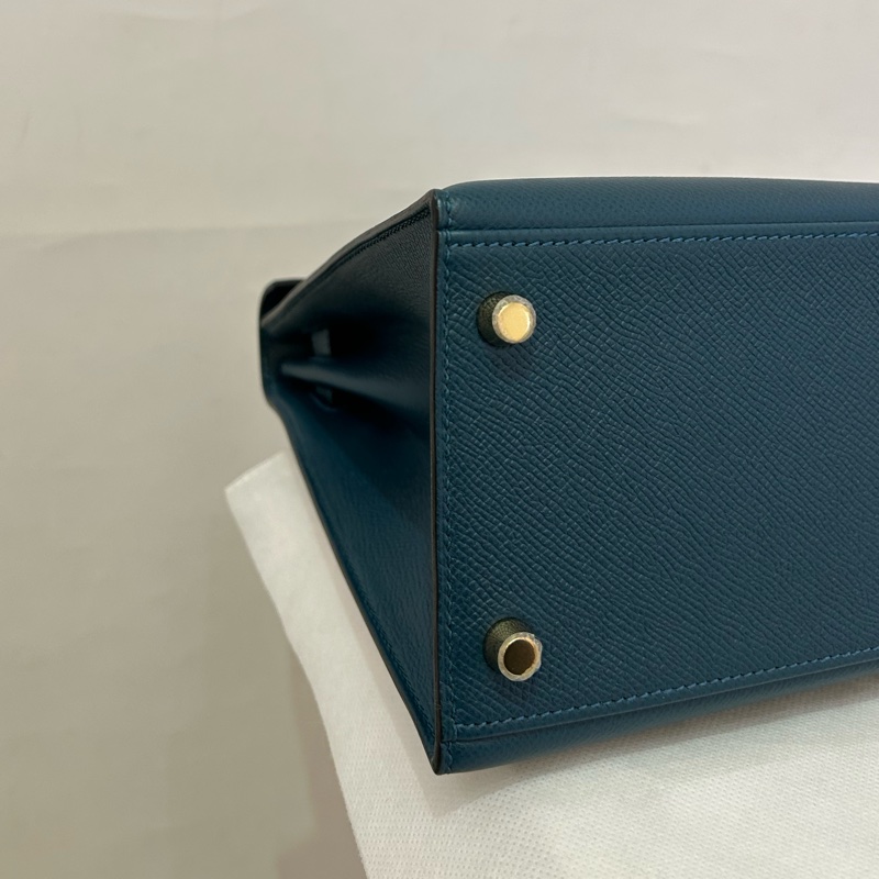 Hermes 藍綠色 Epsom Kelly 28-5