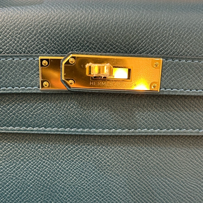 Hermes 藍綠色 Epsom Kelly 28-7