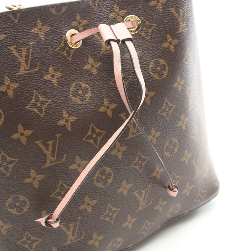 路易威登 Neonoe 斜背包 M44022 Monogram 皮革 玫瑰貴賓犬-9