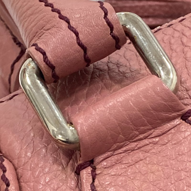 CHANEL 香奈兒 A23050 LAX Tassel bowler 牛皮 手提包 粉色 銀釦-15